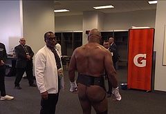 Mike Tyson bare butt