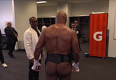 Mike Tyson nude bum