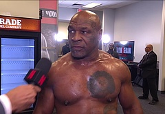 Mike Tyson shirtless