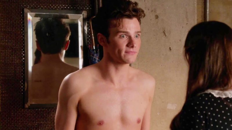 Chris Colfer Nude Chest And Erotic Gay Actions Collection