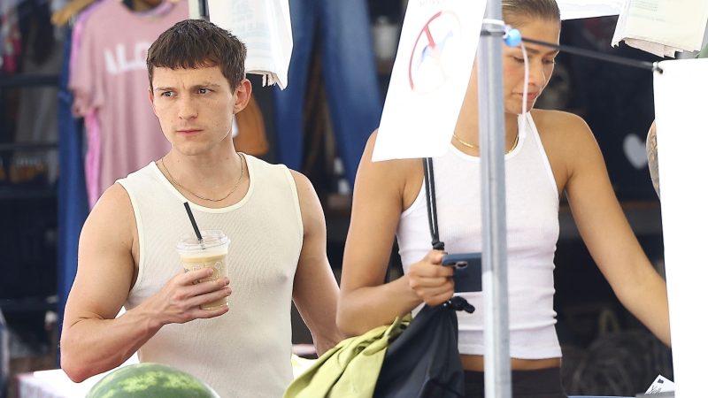 Tom Holland Turns Heads with His Muscular Physique During Outing