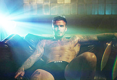 David Beckham bulge