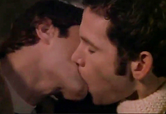 Adam Scott gay kiss