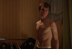 Hugh Skinner shirtless