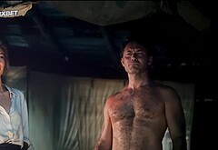 Jude Law shirtless