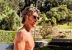 Adam Demos private shirtless selfie