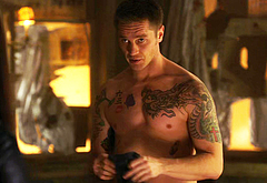 shirtless male celebrity