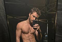 Finn Jones shirtless