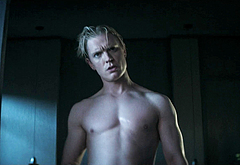 Freddie Fox shirtless