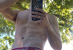 Patrick Gibson underwear