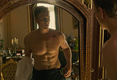 Patrick Gibson shirtless