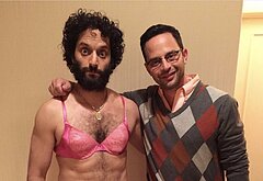 Jason Mantzoukas in lingerie