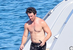 Miles Teller shirtless