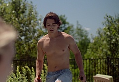 Charlie Gillespie shirtless