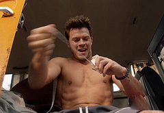 Jimmy Tatro shirtless