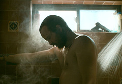 Aaron Paul in shower