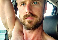 Aaron Paul shirtless pics