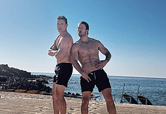 Glen Powell  John Stamos gallery