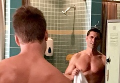 Glen Powell John Stamos Shirtless