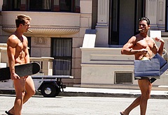 Glen Powell John Stamos Shirtless