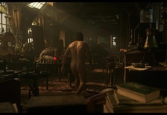 Oscar Isaac nude in Frankenstein