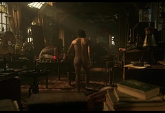 Oscar Isaac nude in Frankenstein
