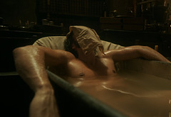 Oscar Isaac nude in Frankenstein