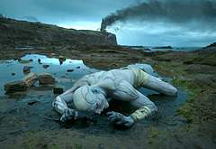 Jacob Elordi sexy in Frankenstein