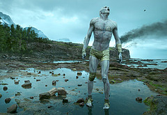 Jacob Elordi sexy in Frankenstein