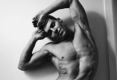 Nolan Gerard Funk shirtless