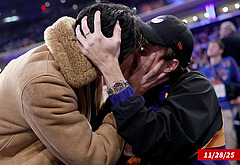 Sean Kaufman and Christopher Briney kiss