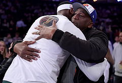 Sean Kaufman and Christopher Briney kiss