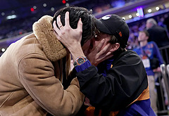 Sean Kaufman and Christopher Briney kiss