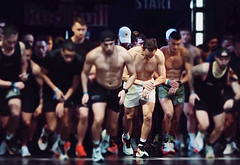 Patrick Wilson shirtless in GYM