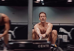 Patrick Wilson shirtless in GYM