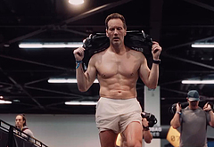 Patrick Wilson shirtless in GYM