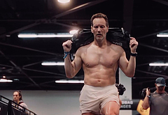 Patrick Wilson shirtless in GYM
