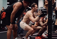 Patrick Wilson shirtless in GYM