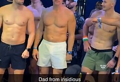 Patrick Wilson shirtless in GYM