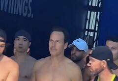 Patrick Wilson shirtless in GYM