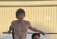 Connor Storrie and Hudson Williams shirtless in GQ