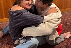 Connor Storrie and Hudson Williams shirtless in GQ