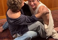 Connor Storrie and Hudson Williams shirtless in GQ