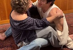 Connor Storrie and Hudson Williams shirtless in GQ