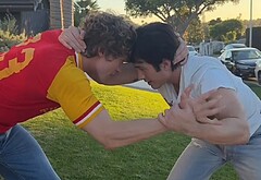 Connor Storrie and Hudson Williams shirtless in GQ