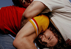 Connor Storrie and Hudson Williams shirtless in GQ