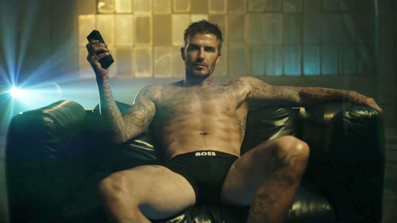 David Beckham Shines at the BOSS ONE Bodywear Launch in London