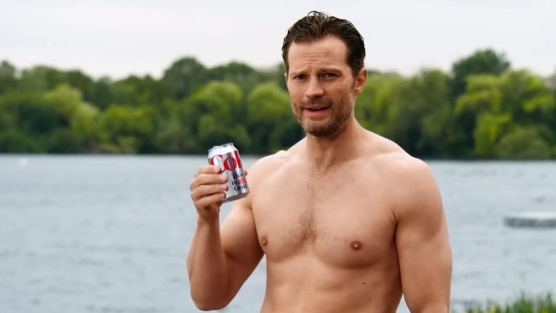 Jamie Dornan Goes Shirtless and Sexy in a Diet Coke Promo