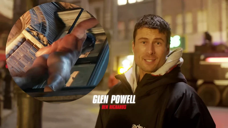 Glen Powell’s Bare Ass Moment Heats Up BTS Footage