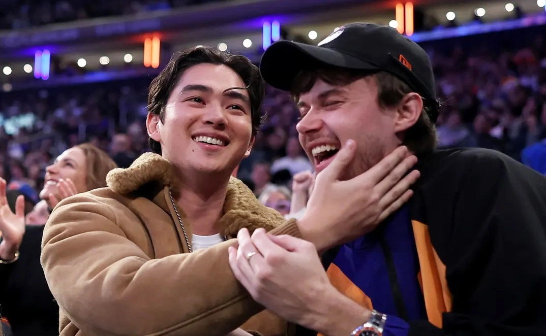Sean Kaufman Plants a Kiss on Co-Star Christopher Briney!